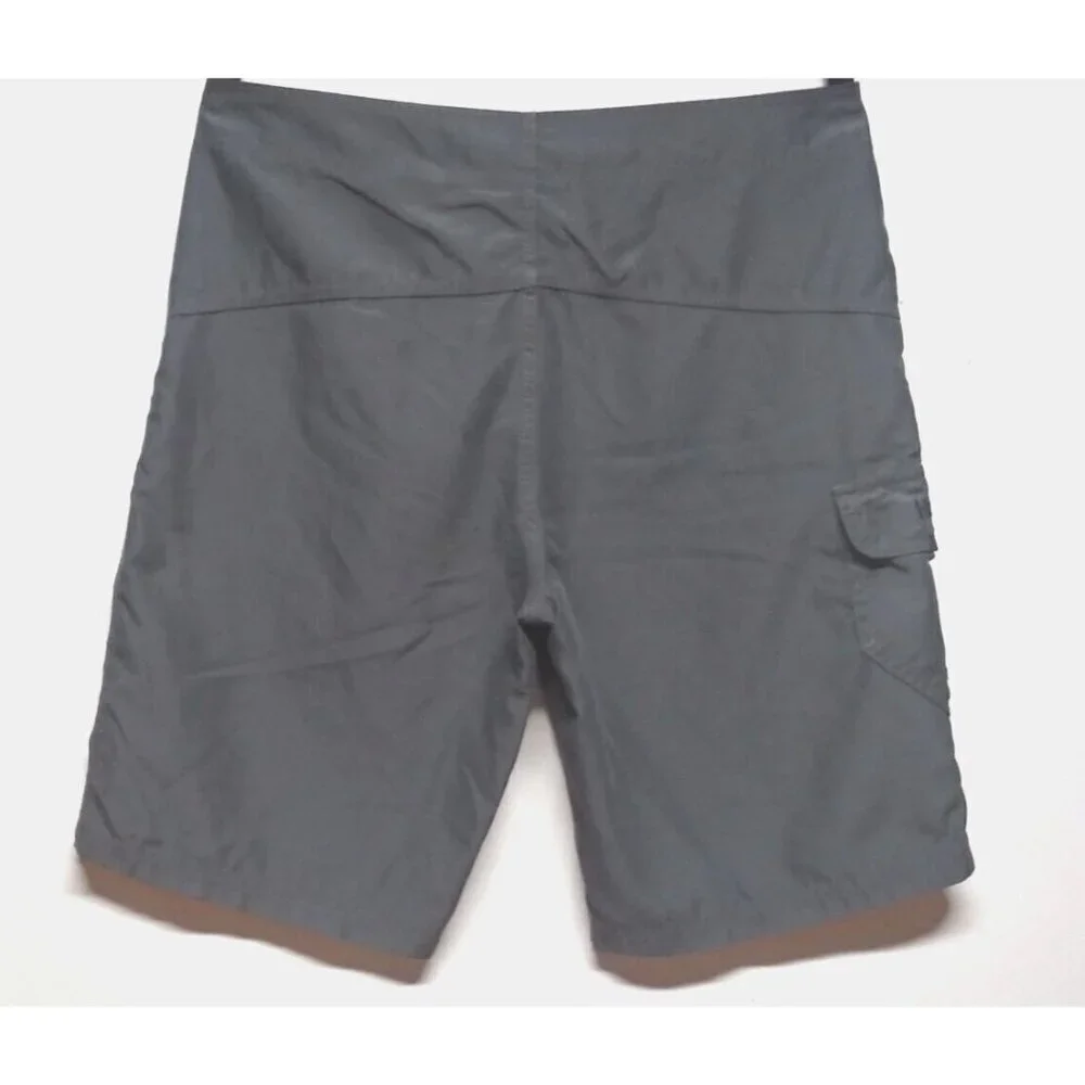 Hurley All Day Shorts Size 34 Gray Hybrid Quick Dry 4-Way Stretch Reflective